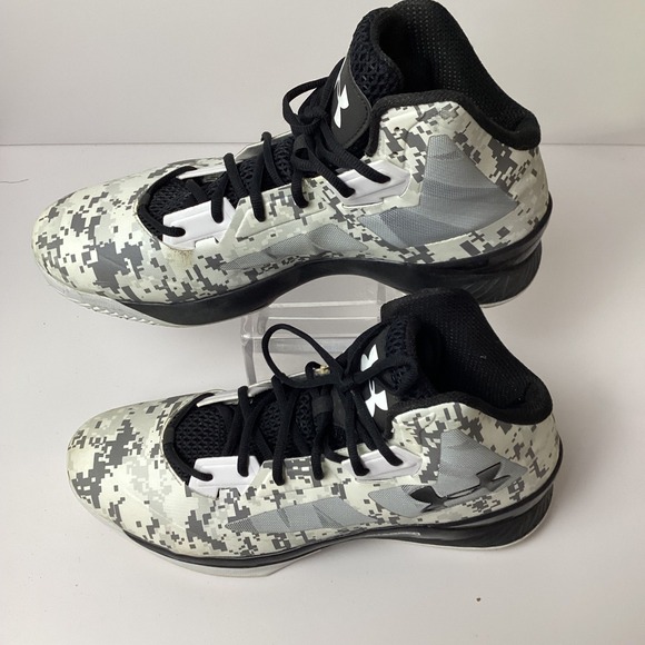 Under Armour Other - Under Armour Digital Camo Basketball Shoes Men High Top Athletic Sneakers